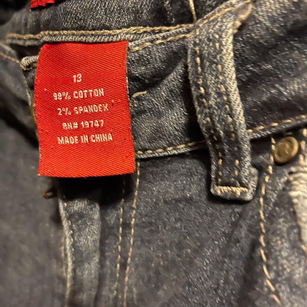 Red Rivet Jeans - Picture 6 of 6